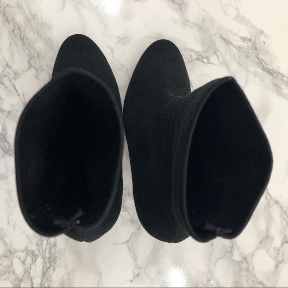 SOLD NEW ASOS Elyssa Black Knitted Sock Boots - Picture 8 of 8